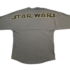 Disney Star Wars Spirit Jersey Rebel Alliance Logo‎ Gray Long Sleeve